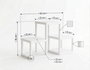 Hermia Sakura Organizador de Cocina Blanco